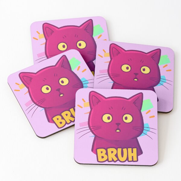 Item preview, Pink Cat Bruh Meme designed and sold by AWPcreations.