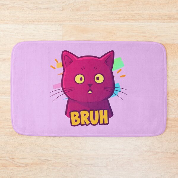 Item preview, Pink Cat Bruh Meme designed and sold by AWPcreations.