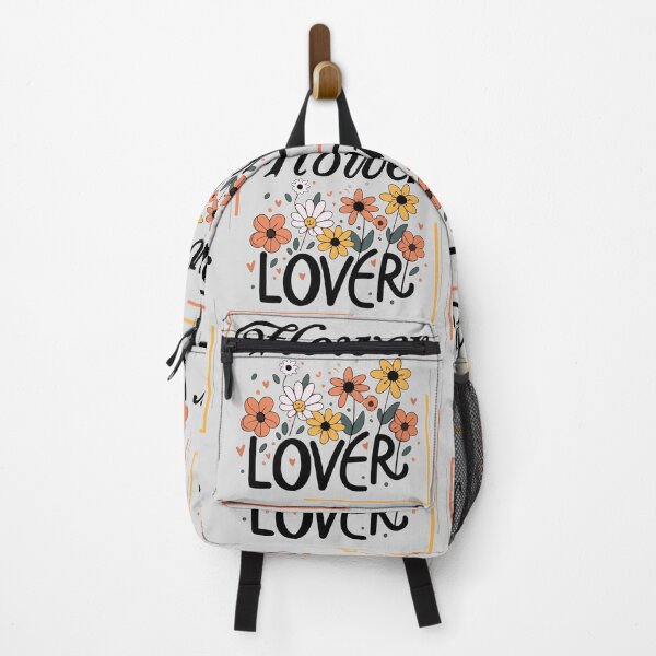 Item preview, Flower Lover Colorful Floral Design text Art designed and sold by feel-free-store.