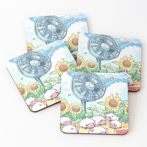 Item preview, Summer Breeze & Fluffy Sheep designed and sold by jinwooo.