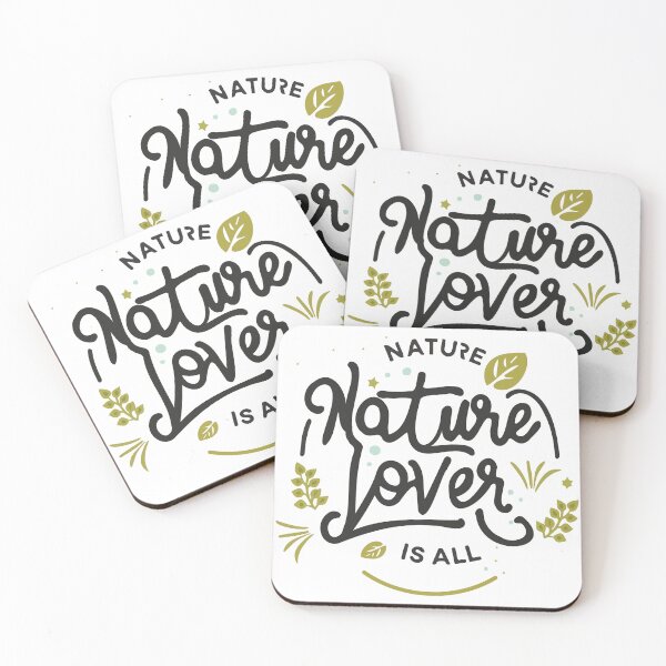 Item preview, Nature Lover Nature Is All Green Text Art designed and sold by feel-free-store.