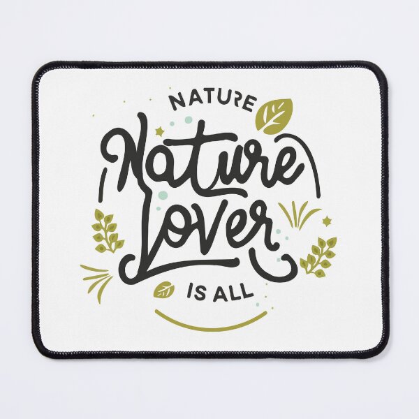 Item preview, Nature Lover Nature Is All Green Text Art designed and sold by feel-free-store.