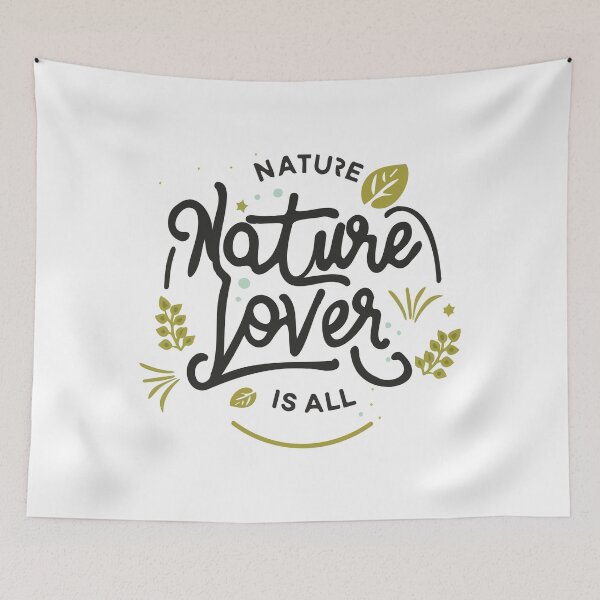 Item preview, Nature Lover Nature Is All Green Text Art designed and sold by feel-free-store.