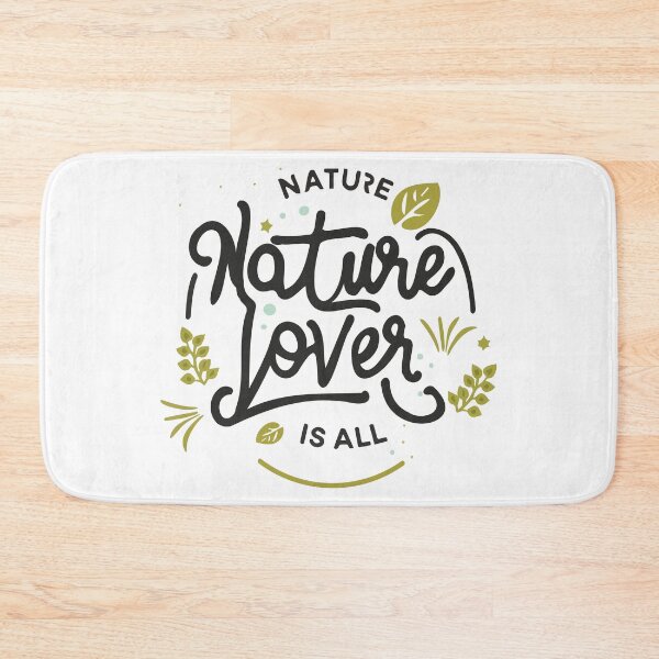 Item preview, Nature Lover Nature Is All Green Text Art designed and sold by feel-free-store.