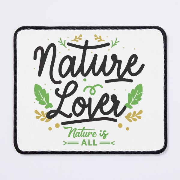 Item preview, Nature Lover Nature Is All Green Text Art designed and sold by feel-free-store.
