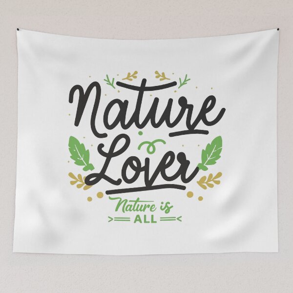 Item preview, Nature Lover Nature Is All Green Text Art designed and sold by feel-free-store.