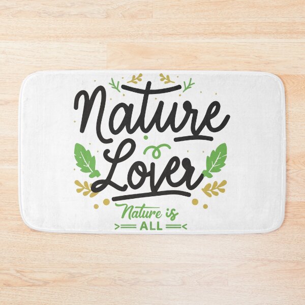 Item preview, Nature Lover Nature Is All Green Text Art designed and sold by feel-free-store.