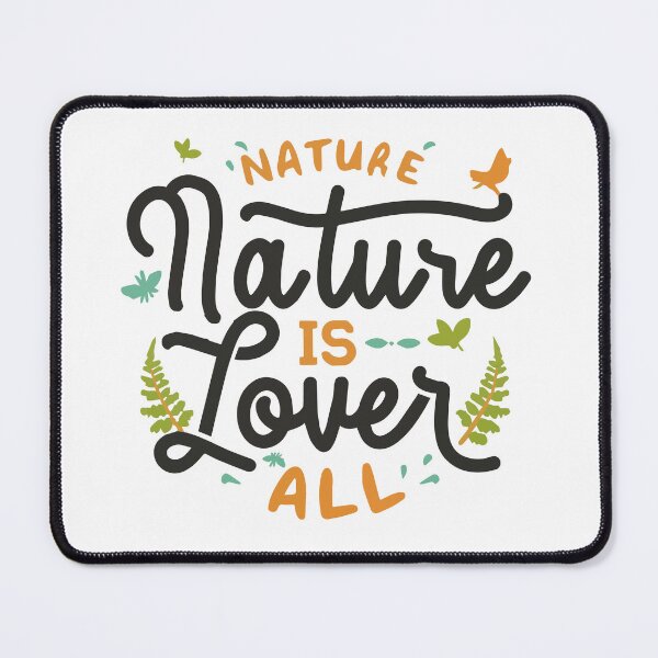 Item preview, Nature Lover Nature Is All Green Text Art designed and sold by feel-free-store.