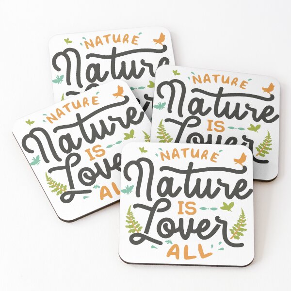 Item preview, Nature Lover Nature Is All Green Text Art designed and sold by feel-free-store.