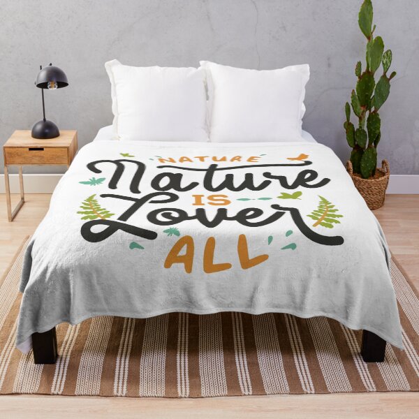 Item preview, Nature Lover Nature Is All Green Text Art designed and sold by feel-free-store.