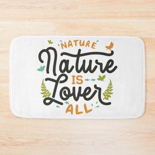 Item preview, Nature Lover Nature Is All Green Text Art designed and sold by feel-free-store.