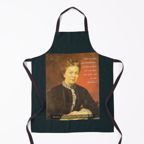 Item preview, Marie von Ebner-Eschenbach quote: Wir suchen die Wahrheit, finden wollen wir sie aber nur dort, wo es uns beliebt. designed and sold by artbleed.
