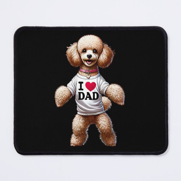 Item preview, Poodle Dad I Love Dad Poodle Lover designed and sold by Kimberley King Art  King Art.