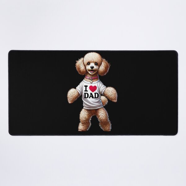 Item preview, Poodle Dad I Love Dad Poodle Lover designed and sold by Kimberley King Art King Art.