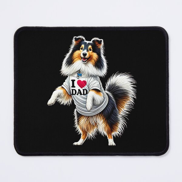 Item preview, Shetland Sheepdog Dad I Love Dad Shetland Sheepdog Lover designed and sold by Kimberley King Art  King Art.