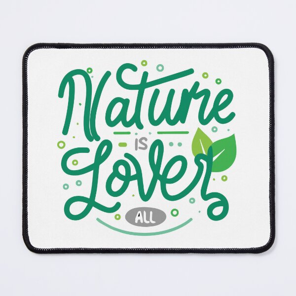 Item preview, Nature Lover Nature Is All Green Text Art designed and sold by feel-free-store.