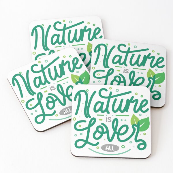 Item preview, Nature Lover Nature Is All Green Text Art designed and sold by feel-free-store.