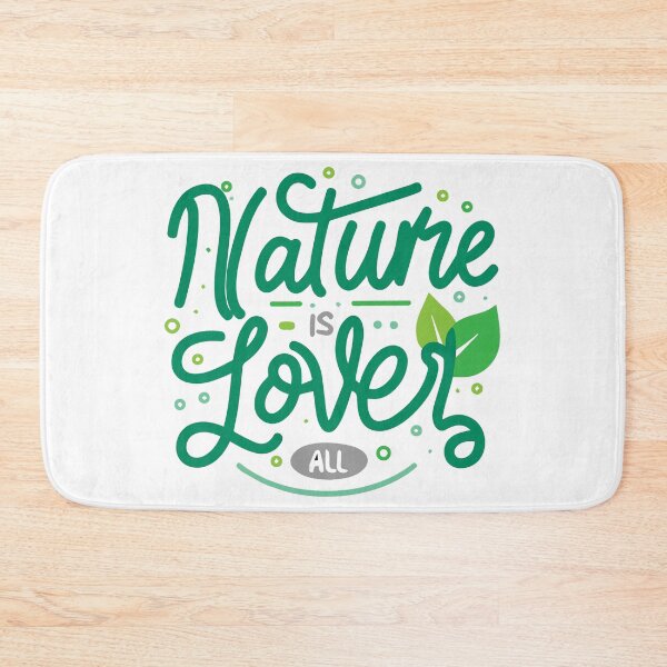Item preview, Nature Lover Nature Is All Green Text Art designed and sold by feel-free-store.