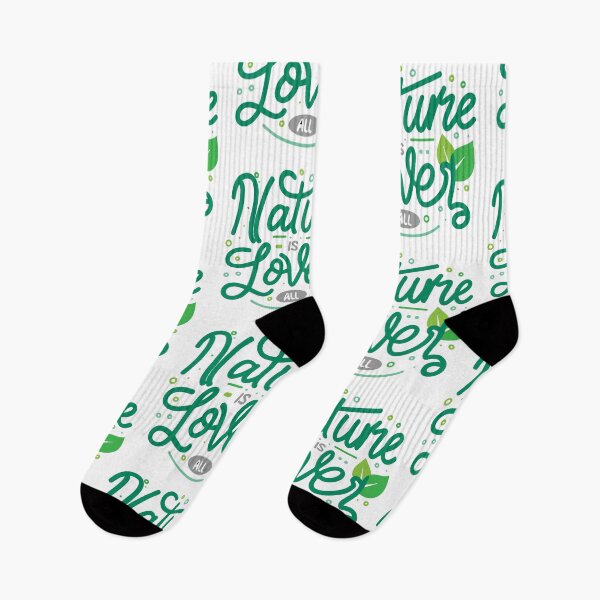 Item preview, Nature Lover Nature Is All Green Text Art designed and sold by feel-free-store.