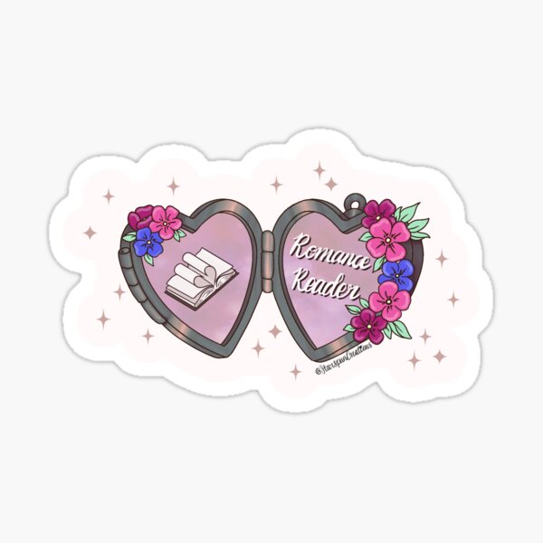 Artikel-Vorschau von Herzmedaillon „Romantic Reader“, designt und verkauft von StarspunCreations .