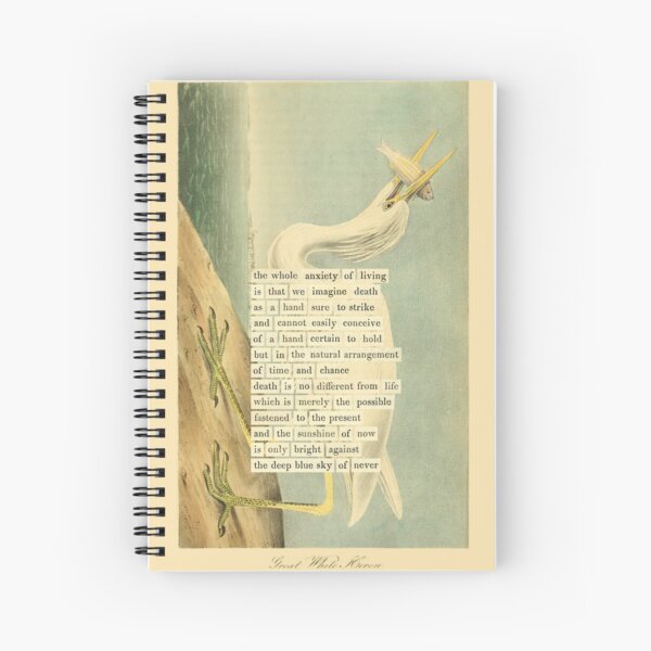 Aperçu de l'œuvre Divination des oiseaux : le grand héron blanc (almanacofbirds.org) créée et vendue par mariapopova.