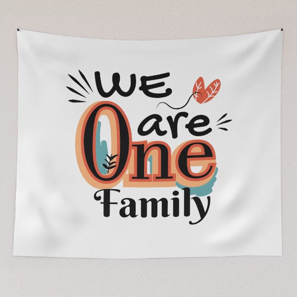 Item preview, ? We Are One Family – Colorful Unity Tee ? designed and sold by feel-free-store.