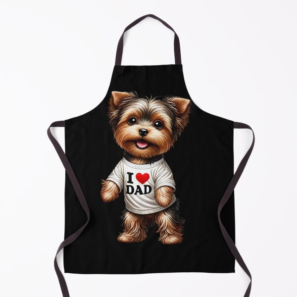 Item preview, Yorkshire Terrier Dad I Love Dad Yorkshire Terrier Lover designed and sold by Kimberley King Art King Art.