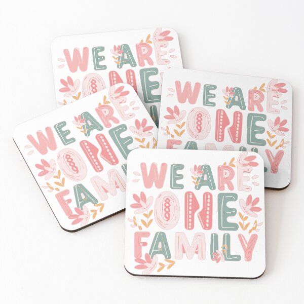 Item preview, We Are One Family – Colorful Unity Tee designed and sold by feel-free-store.