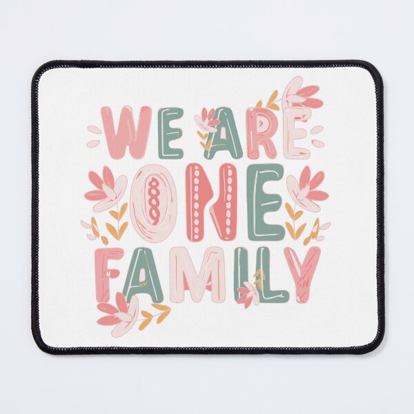 Item preview, We Are One Family – Colorful Unity Tee designed and sold by feel-free-store.