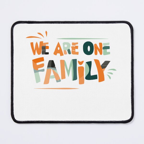 Item preview, We Are One Family – Colorful Unity Tee designed and sold by feel-free-store.