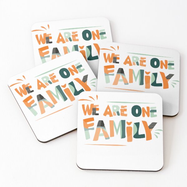 Item preview, We Are One Family – Colorful Unity Tee designed and sold by feel-free-store.