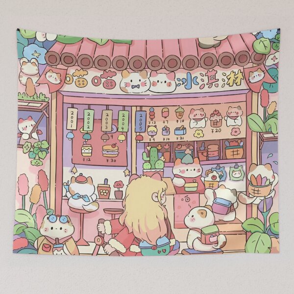 Item preview, Whisker's Ice Cream Shop designed and sold by jinwooo.