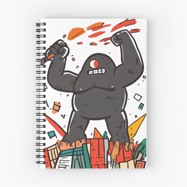 Item preview, Towering One-Eyed Monster in a Vivid Metropolis designed and sold by Piotrek0001.