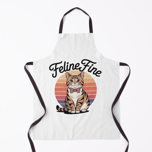 Artikelvorschau, Feline Fine – Retro Sunset Cat entworfen und verkauft von MrERNST.
