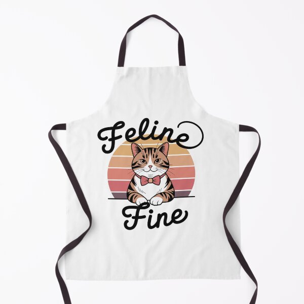Artikelvorschau, Feline Fine – Retro Sunset Cat entworfen und verkauft von MrERNST.