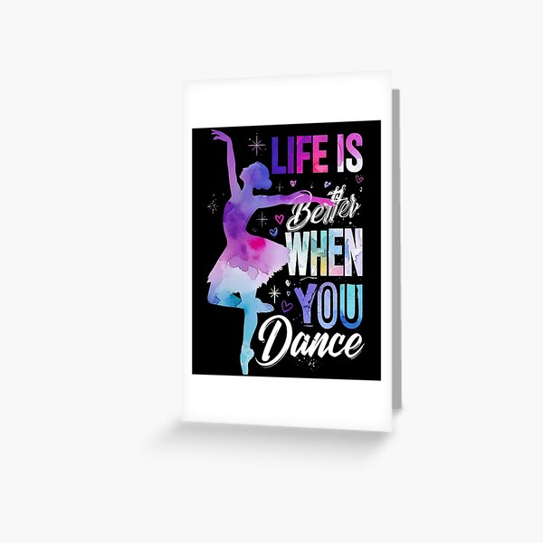 Item preview, Life is better when you dance designed and sold by thriftysketches.