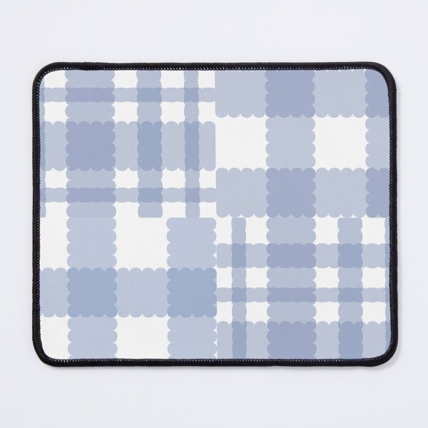 Item preview, Modern blue gingham pattern designed and sold by Tarathai.