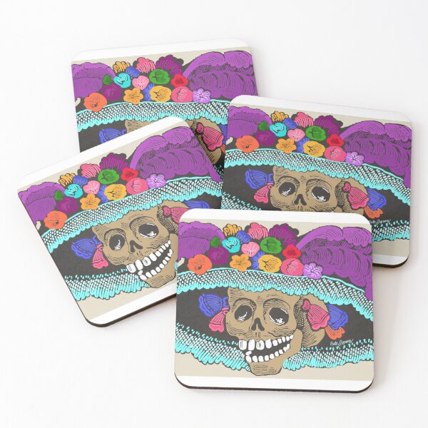 Item preview, La Catrina face babe blue  designed and sold by Betojimenez13.