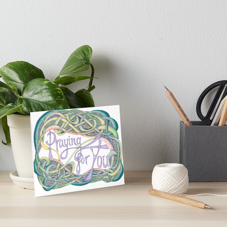 Praying for You Art Board Print