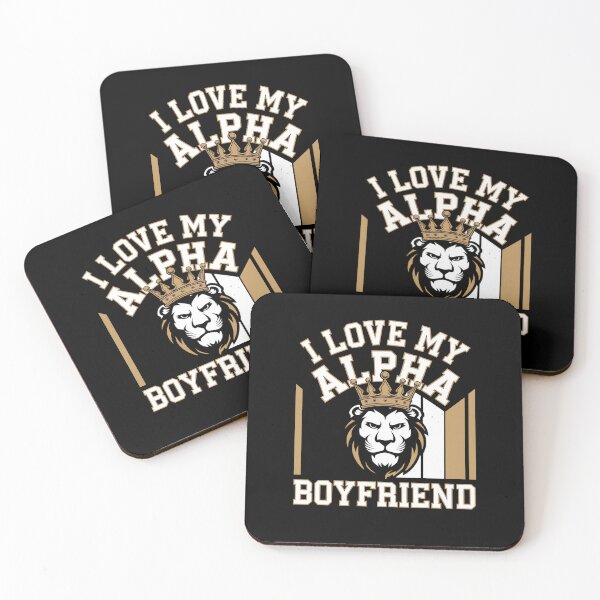 Item preview, I Love My Alpha Boyfriend – Lion Crown Design designed and sold by TeeGrit.