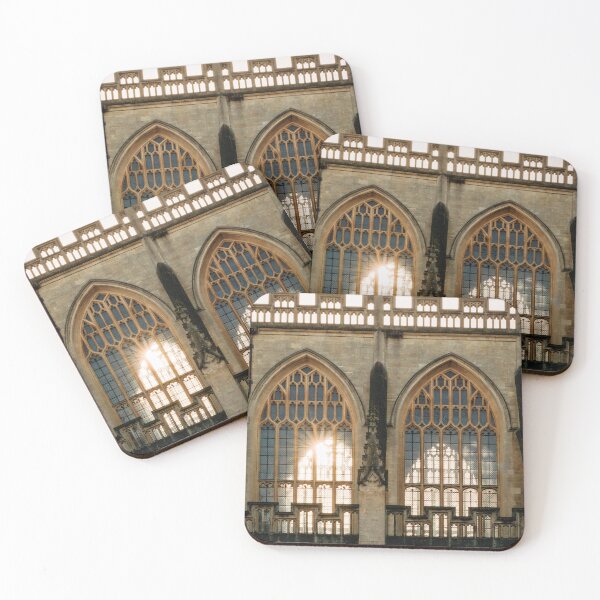 Item preview, Photography of sunlight through Bath Abbey window in early morning cotswold city Bath, somerset, UK  designed and sold by Rowena Ko.