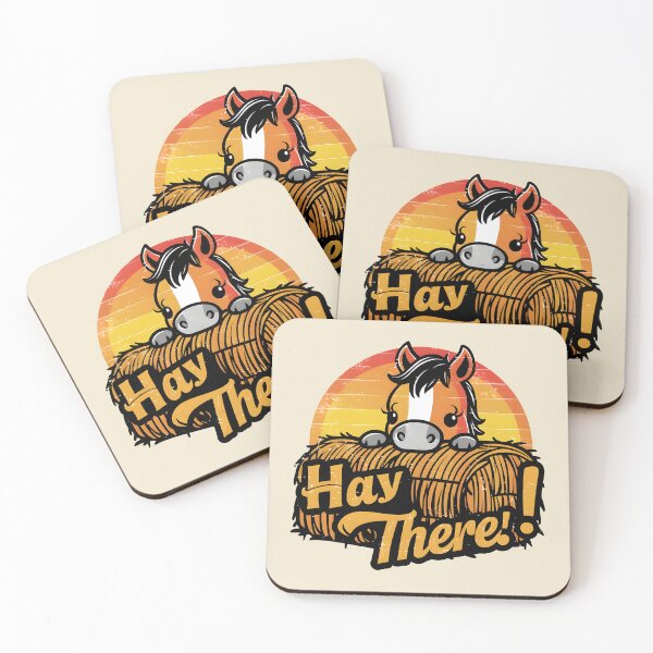 Item preview, Hay There! – Funny Horse Pun Design designed and sold by Jollys-ArtShop.
