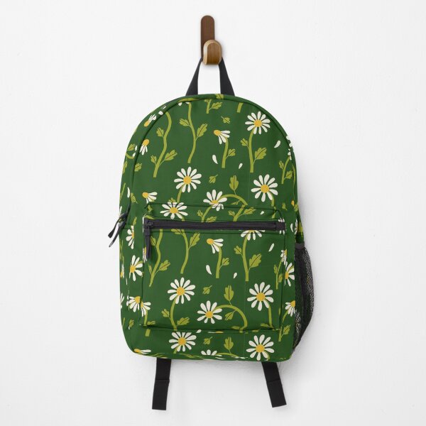 Item preview, daisies on a dark green background designed and sold by burbura.