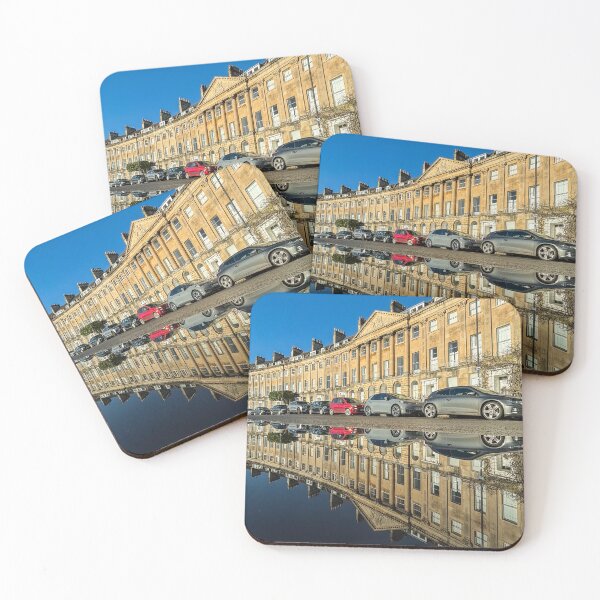 Item preview, Photography of Reflection of the Camden Crescent in cotswold city Bath, somerset, UK  designed and sold by Rowena Ko.