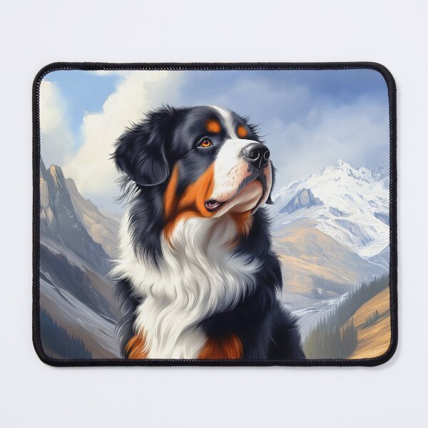 Item preview, Bernese Mountain Dog in Mountains designed and sold by PetsArt.