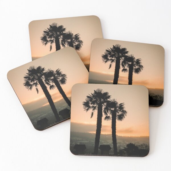 Item preview, Photography of Palm Trees at the Camden Crescent in sunrise cotswold city Bath, somerset, UK  designed and sold by Rowena Ko.