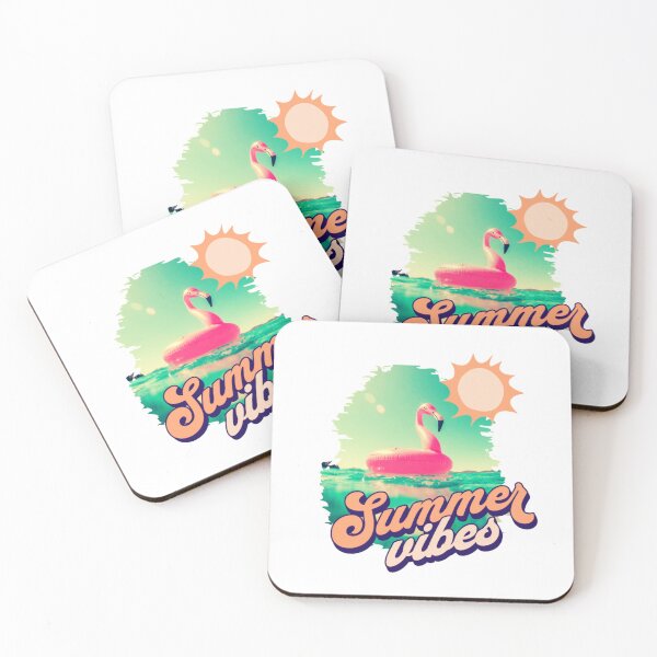 Item preview, "Summer Vibes" – Bright and Fun Tropical Beach Aesthetic Design designed and sold by Colorful-Garden.