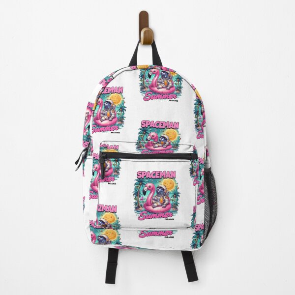 Item preview, Astronaut Relaxing on Flamingo Float in Tropical Paradise – Bright and Fun Tropical Beach Aesthetic Design designed and sold by Colorful-Garden.