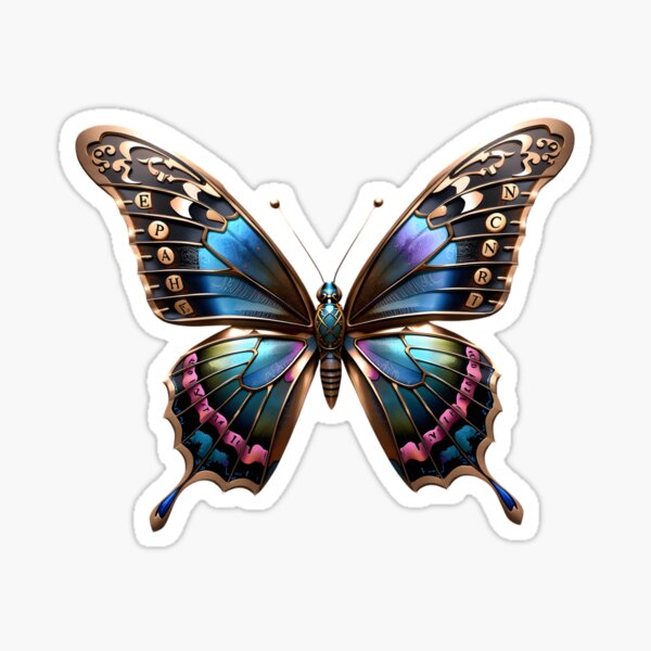 Artikel-Vorschau von Steampunk-Schmetterling, designt und verkauft von Glitzich.