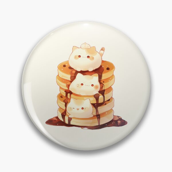 Item preview, Cute Mochi Cats and Chocolate Pancake designed and sold by NikoNekoDesigns.